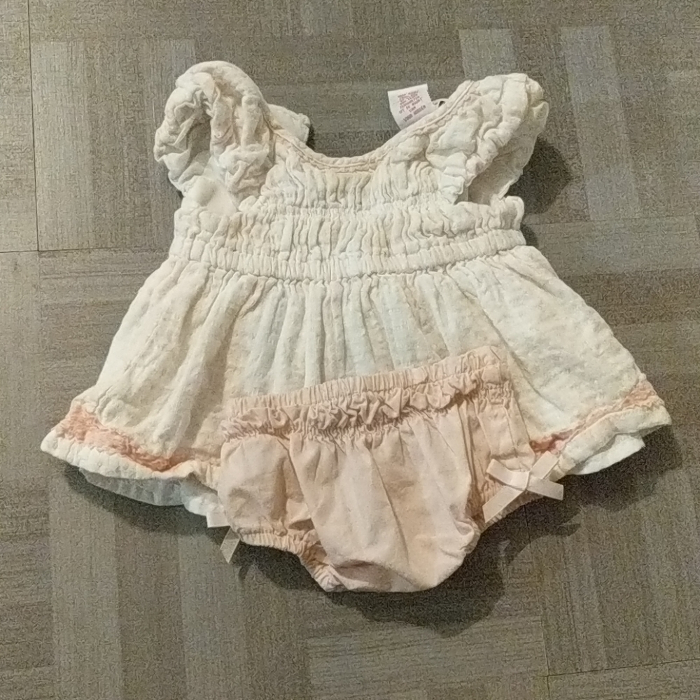 Shrinking Violet Baby Dress Size 3-6mo